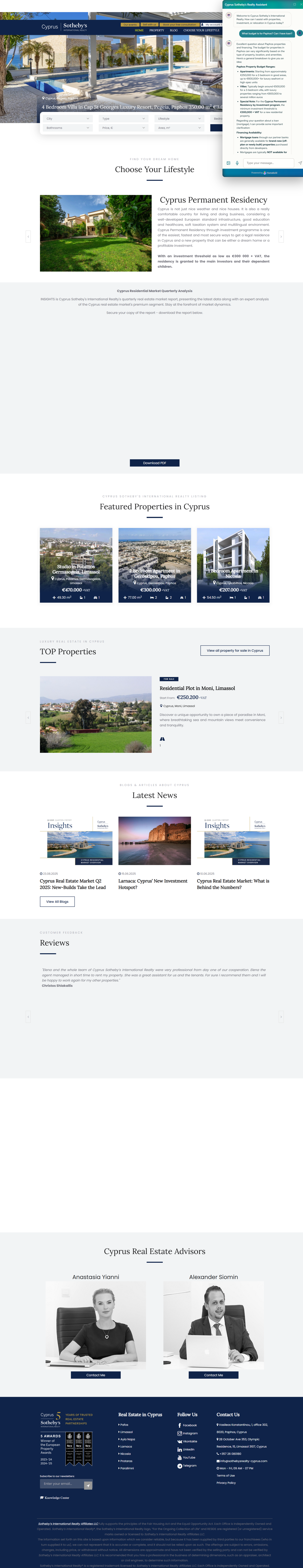 Sotheby's Realty Demo Screenshot